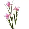 Nuevo Estilo Flor Artificial Pintura al Óleo Flor de Iris Alicia Plástico Flor Falsa Boda Arte Floral Decoración del Hogar Materiales Arreglo Floral