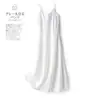 Novo Vestido Lingerie Sexy Feminino 2022 Comprimento Médio Primavera e Verão Cor Sólida Base para Usar por Baixo