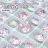 Joyería para Uñas Millennial de 8 mm con Forma Octagonal Corte Rosa Diamante Explosivo de Alta Calidad con Base Puntiaguda Diamante para Uñas con Forma Especial Accesorios para Uñas Desgastables
