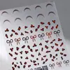 Adesivos de Unha Moji Retro Estampa Animal Estampa Leopardo Estampa Zebra M1308 Simples e Estiloso Série Cool Adesivos de Unha