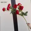 7 Peonías Exquisitas, Flores Artificiales, Ramos de Boda, Arte Floral Hecho a Mano de Alta Gama, Muros Florales para Paisajismo de Salones de Boda