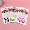 Adesivos de Diamante Maquiagem para Olhos Joias Maquiagem Maquiagem Facial Pérola Maquiagem Infantil Palco Adesivos de Rosto Adesivos de Diamante Canto dos Olhos Strass Sobrancelha Papel Manicure