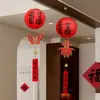 Nuevos Adornos Colgantes de Farolillos de Cometa de Papel para Decoración de Año Nuevo, Decoración de Ambiente para Sala de Estar del Festival de Primavera