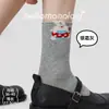Nuevos calcetines de mujer para otoño e invierno, lindos calcetines originales de dibujos animados hasta la pantorrilla, calcetines casuales de algodón sin costuras estilo coreano para estudiantes, calcetines de hilo para ventas transfronterizas