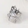 Anillo Abierto de Diseño de Nicho Nuevo Transfronterizo Europeo y Americano Creativo de Insecto Cigarra Mariquita Anillo Exagerado Personalizado