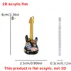 Venda Quente na Amazon Múltiplos Modelos de Guitarra Pingente de Mochila em Acrílico Plano 2D Presente de Feriado