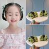 Tiktok Red网红 tela doble cara clip de lazo para niños Pinza para el pelo de niña Pinza para el pelo de niña pequeña Accesorios para el pelo de princesa de escape