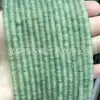 1*4MM cuentas cuentas verde este ling verde dorado espaciadores cuentas de rueda accesorios para joyería diy junta de pulsera cuentas planas de jade