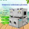 Ouxin Ar Condicionado Industrial Tipo Teto Jato Remoto Unidade de Ar Condicionado Gabinete Suspenso Bico Esférico Unidade de Tratamento de Ar