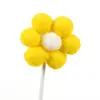 Decoración de fiesta para el cuerpo y el cabello con enchufe de flor pequeña para pastel japonés Lisheng, inserción de tarjeta, girasol, mesa de postres, suministros de repostería