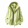 Chaqueta de viaje para otoño e invierno para mujer, estilo Luotuo, 3 en 1, cortavientos e impermeable, ropa de alpinismo desmontable para hombre