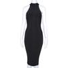 AliExpress Amazon Ocasião Formal Temperamento Saia Preta Alto Senso Celebridade Outono Vestido Bandagem Alto Senso