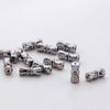 Colar de pérolas com tensor de cobre com retenção de cor, fivela torcida, pulseira artesanal faça você mesmo, fivela de espiral, acessórios com miçangas