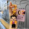 Llavero Creativo Temático de Lu Xun con Texto Interesante, Colgante para Mochila de Muñeca Cultural Estilo Chino, Divertido Regalo Souvenir para Estudiantes