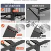 Cama Plegable Que No Ocupa Espacio, Cama Individual con un Ancho de 1.2m y Cama de 80cm, 1ª Base Dezhou