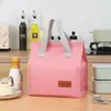 Bolsa de Comida Catiónica Más Vendida en Amazon Bolsa Portátil para Lonchera Bolsa de Tela Oxford para Lonchera con Aislamiento Bolsa Portátil para Picnic