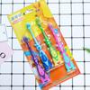 Oferta especial: 4 cepillos de dientes infantiles de cerdas suaves y cabezal pequeño para niños de 3 a 12 años, con diseño de canguro de dibujos animados. Regalo al por mayor.