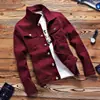 Nueva Chaqueta de Mezclilla Casual Ajustada para Hombre Transfronteriza 2026, Chaqueta de Moda Juvenil Tendencia para Hombres