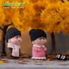 Micropaisaje creativo suéter de invierno figura abuelo y abuela muñeca accesorios de decoración escritorio horneado pequeños adornos