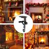 Soporte Metálico para Colgar Calcetines de Navidad Nuevo Transfronterizo Gancho Telescópico Ajustable para el Hogar Colgador de Guirnaldas para Chimenea