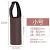 Funda Protectora Universal para Tazas de Vidrio, Botella de Agua Aislada con Correa para Llevar, Anticaídas, Resistente al Calor, Aislante, Cruzada, Portátil