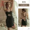 Camisola de Lingerie Sexy Plus Size Vestido Sexy com Suspensório Vestido de Noite Feminino Sudeste Asiático Comércio Exterior Dropshipping 1584