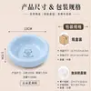 Tigela de comida para gato com pescoço alto para proteção, suporte de PP, tigela de cerâmica para pet, tigela de água removível, anti-derramamento, tigela de cerâmica para gato fácil de limpar