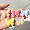 Acessórios de Resina com Letras em Gradiente Brilhante e Borboletas para Hair Clips Artesanais DIY, Enfeites de Cabelo, Adesivos para Copos de Água e Materiais para Decoração de Sapatos