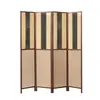Biombo de madera maciza y ratán de papel estilo chino para sala de estar, entrada de hotel, fondo plegable para comedor, pared divisoria móvil para viviendas de alquiler