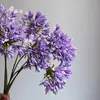 Flor Artificial de Caliobsis de 7 Ramas y Tallo Largo para Decoración del Hogar, Accesorios para Fotos, Ramilletes de Mesa de Boda y Arreglo de Escenas