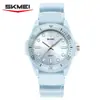 Skmei shikemei reloj casual para mujer de silicona color caramelo caja digital deportiva moda estudiante reloj de cuarzo