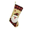 Nuevas decoraciones navideñas transfronterizas muñeco sin rostro calcetín navideño bolsa de regalo calcetín navideño bolsa de regalo fabricante