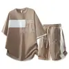 Nuevos Shorts de Verano para Hombre, Camisetas de Manga Corta de Verano para Jóvenes Hombres, Conjuntos Deportivos, Sensación de Lujo Ligero y Gama Alta
