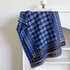 Bufanda vintage de cachemira sintética con lunares grandes y pequeños para mujer, chal de bloques de color para otoño e invierno, calentador de cuello grueso de doble cara con lunares y borlas