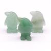 1607 1 polegada Pinguim Ágata de Cristal Pedra Mini Escultura Animal Pequeno Pedras Semi-Preciosas Artesanato Enfeites de Pinguim