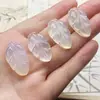 Calcedonia Blanca Transparente Hojas de Jade y Ramas Doradas Colgante de Jade para Hombres y Mujeres, Colgante de Calabaza con Cierre de Nube de Ágata, Varios Estilos en Stock al por Mayor