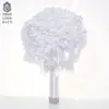 Tela de color sólido perla pequeña Amazon suministro caliente flor de mano simulación de novia pedrería flor de mano regalo boutique