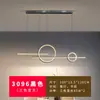 Luminária Pendente para Restaurante Moderna Minimalista 2025 Novo Estilo Grande Simples Designer Linear Balcão de Bar Sala de Jantar Mesa de Jantar Lâmpada