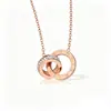 Venta Caliente Transfronteriza Juego de Joyería de Acero Inoxidable con Anillo Doble Romano, Número y Diamantes Incrustados para Mujer, Versátil, Moderno, Collar, Pendientes, Pulsera