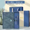 Caja de Regalo para Cuaderno Personalizada A5 Cuaderno de Alta Gama Regalo de Empresa Logo Impreso Set al por Mayor Minutas de Reunión