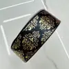 3.8cm Venta Caliente Transfronteriza Termoestable Estampado en Caliente Patrón Europeo Textura Agrietada Hecho a Mano DIY Cinta Lazo Accesorios para Cajas de Regalo