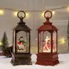 Linternas de Viento Transfronterizas, Nieve Cayendo, Muñecos de Nieve Brillantes, Adornos de Luces Navideñas, Linternas de Viento Navideñas Rellenas de Agua, Juguetes Navideños, Navidad