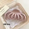 Pinza para el pelo de lunares blancos y negros coreana, estilo retro simple, pinza versátil de color gelatina para la parte trasera de la cabeza, pinza de tiburón