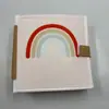 Livro de Atividades de Feltro para Crianças 3D Educacional Aprendizado Tecido Não Tecido Arco-Íris Educação Infantil Livro de Histórias Livro de Feltro