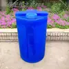 Cubo de Plástico para Piscina, Blanco, Amarillo, Azul 100/200L Cubo Dosificador de Químicos, Cubo Grueso para Mezcla de Químicos