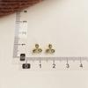 Conjunto de pendientes para llevar una semana sin repetir pendientes simples pequeños de circón con temperamento pendientes de moda para ir al trabajo pendientes de alta gama