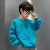 Sudadera Infantil Otoño Nuevo 2025 para Niño de Una Pieza para Niña Estilo Coreano Camiseta Sudadera de Manga Larga para Bebé Ropa Infantil al por Mayor
