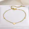 Conjunto de Pulseira e Colar Diário Simples de Aço Titânio com Três Corações para Mulheres, Banhado a Ouro 18K, Não Desbota, Moda de Nicho, Versátil e Exquisito