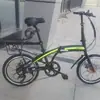 Vsv aleación de aluminio gama alta freno de disco luz plegable velocidad variable 20 pulgadas 7 velocidades hombre y mujer adulto estudiante bicicleta deportiva individual