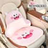 Coche Monstruo de Dibujos Animados Cintura Verano Seda de Hielo Cómodo Cojín de Respaldo para Coche Universal para Cuatro Estaciones Almohada Lumbar para Coche